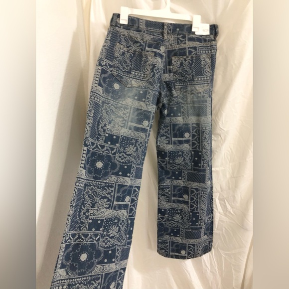 Boho printed wide leg jeans size 9/29 brand new - Picture 7 of 14